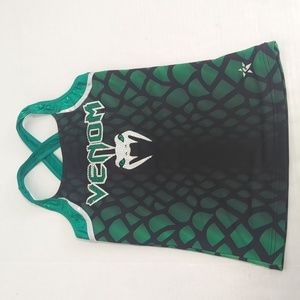 Rebel Athletics Venom Bling Sparkly Cheer Tank Top Women's Size AS Small or XS